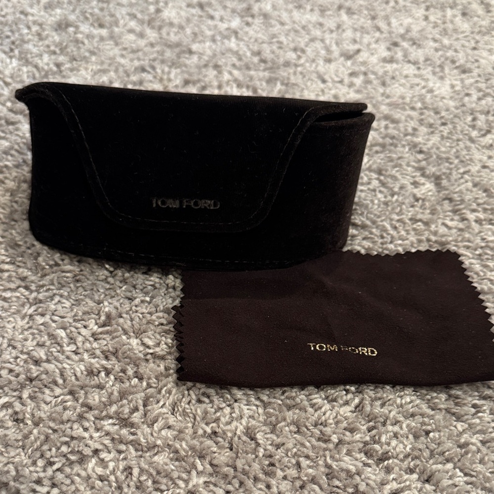 Tom Ford Velvet Sunglasses Case with Cloth